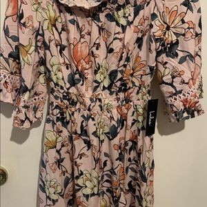 Floral off shoulder Lulu’s dress